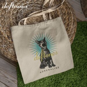Deftones Cat Canvas Tote Bag